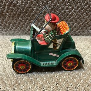Works Dapper Dan Tin Marx Classic Green Toy Car with Driver